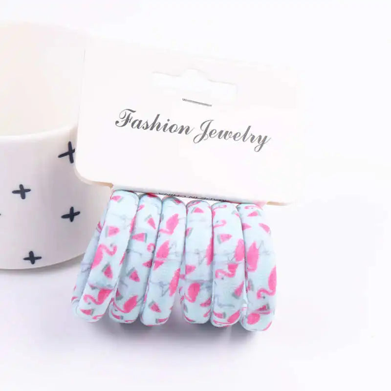 6PCS/ Girls Elastic Hair Bands