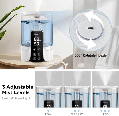 Humidifier for Bedrooms, Large Rooms