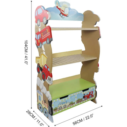 Baby Bookshelf and Toy Storage