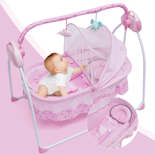 5 Gears Electric baby swing