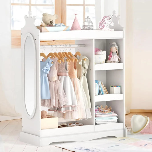 Kids Dress up Storage with Mirror