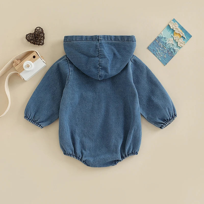 Baby Boy Fall Hooded jumpsuit